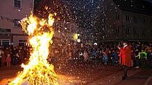 Bild : Bilder vom Fasnetverbrennen in Meßkirch 2025: Ein einzigartiges Spektakel!