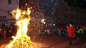 Bild : Bilder vom Fasnetverbrennen in Meßkirch 2025: Ein einzigartiges Spektakel!