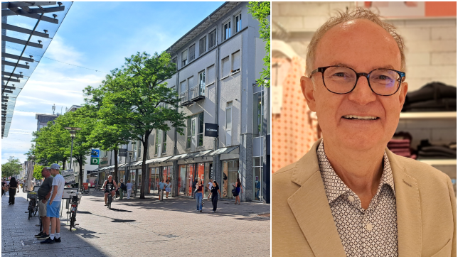 Zwei neue Filialisten ziehen in die Innenstadt (links) – das sorgt bei Häfler Einzelhändlern für gemischte Reaktionen. Stefan Zimmer ...