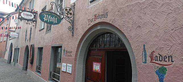 Der Pfohl, die Weinstube zum Küfer Fritz in der Salmannsweilergasse.
