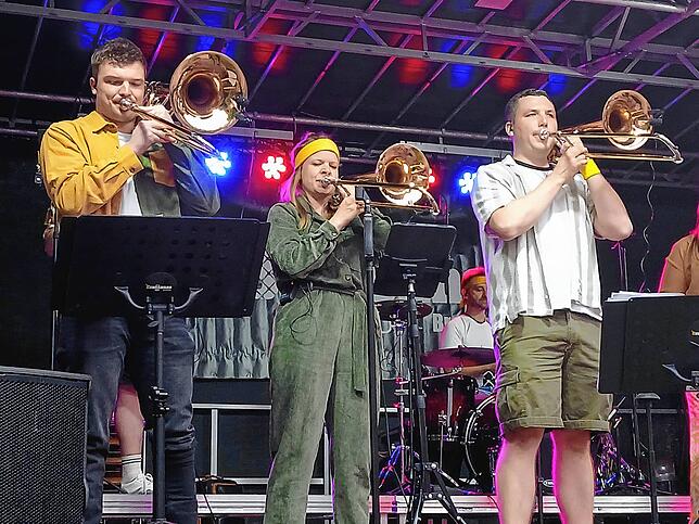Die Brassanas beim Lebküchlermarkt.