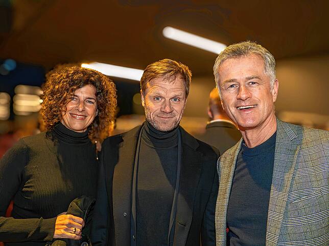 Maria Krehl, Architekt Martin Krehl und der Chef des Konstanzer Finanzamtes, Albrecht Zeitler.