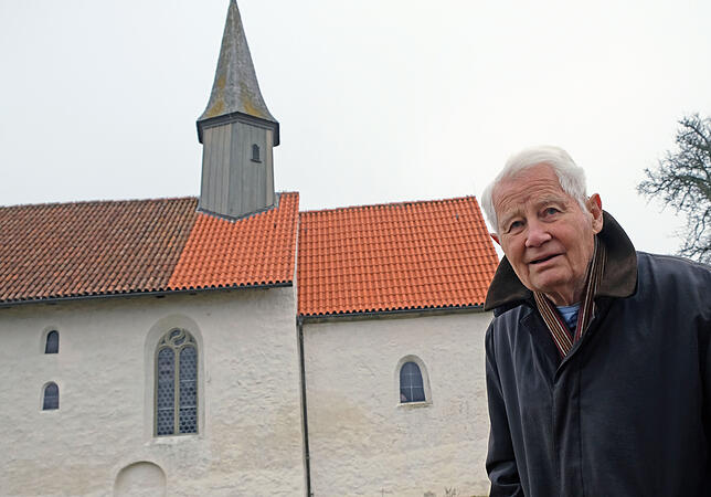 Die gute Seele der Silvesterkapelle: Im Oktober wurde der ehemalige Stadtbaumeister Wolfgang Woerner 90 Jahre alt und bietet bis heute ...