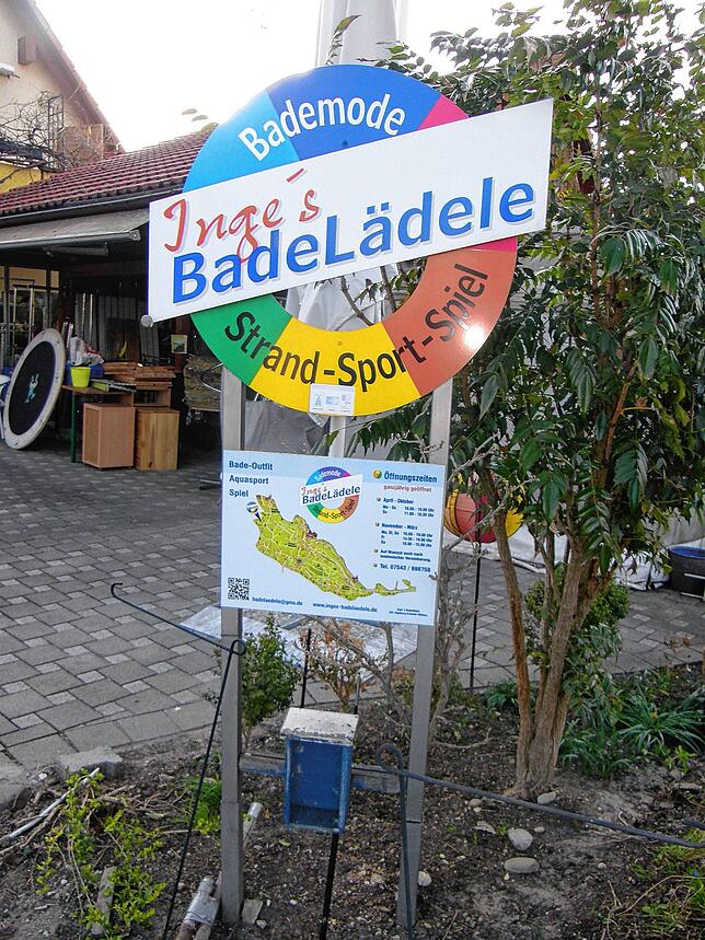 Der Einzelhandel wie hier Inges Badelädele ist besonders betroffen, weil auf der Reichenau die Touristen viel einkaufen.