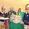 Im Gespräch mit der Bräunlinger Stadtbock-Gruppe: Ralf Moßbrugger (von links), SÜDKURIER-Redakteur Guy Simon, Patrick Gemeinder und ...