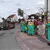 Elf Meter und elf Zentimeter misst der Ewattinger Narrenbaum in diesem Jahr &ndash; eine Besonderheit. Bild: Gertrud Rittner