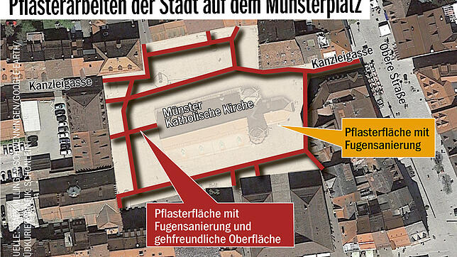 Bild : Fünf Millionen für die Sanierung des Münsterplatzes