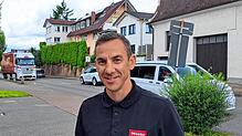 Alexander Heim arbeitet in der Hagnauer Hauptstraße und sagt: „Überall wird dicht gemacht.“