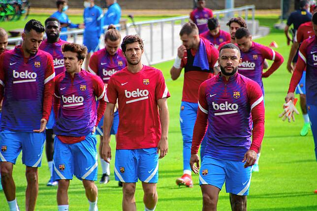 Bild 1: Wie der FC Barcelona in Aasen trainiert? Wir zeigen es Ihnen mit diesen Bildern!