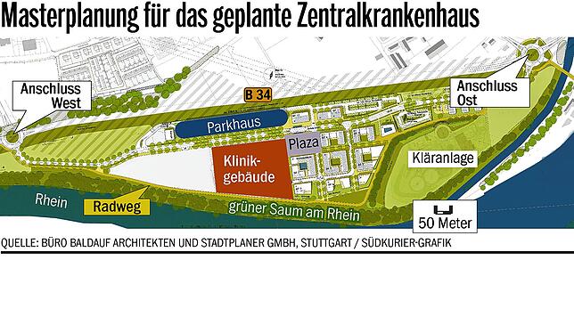 So sieht die erste Version der Masterplanung aus. Hier geht es inzwischen in die Feinabstimmung