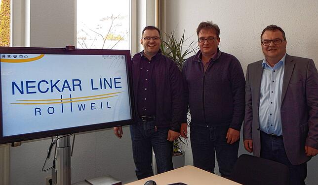 Fünf Jahre ist dies nun schon her, aber 2023 soll es nun endlich wahr werden: Stephan Walliser (Marketing), Investor Günter Eberhardt ...