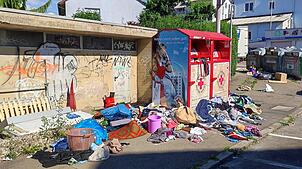 Dieser Anblick wiederholte sich Woche für Woche in der Karl-Marx-Straße in VS-Schwenningen. Hier wurden die Container nun abgezogen.