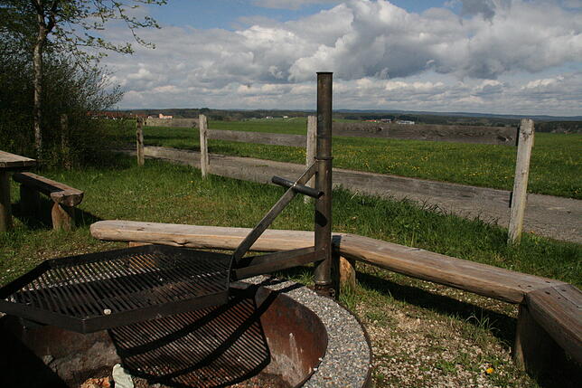 Der Grillplatz in Rengetsweiler.