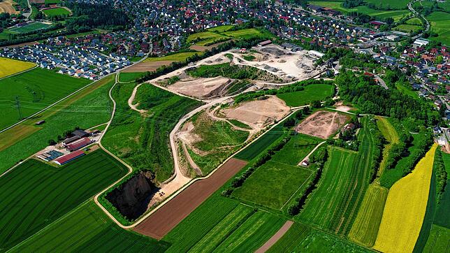 Das geplante Brigachtaler Gewerbegebiet Kreuzäcker &ndash; hier auf einer Luftaufnahme. Bereits vor sechs Jahren wurden die Pläne bei ...