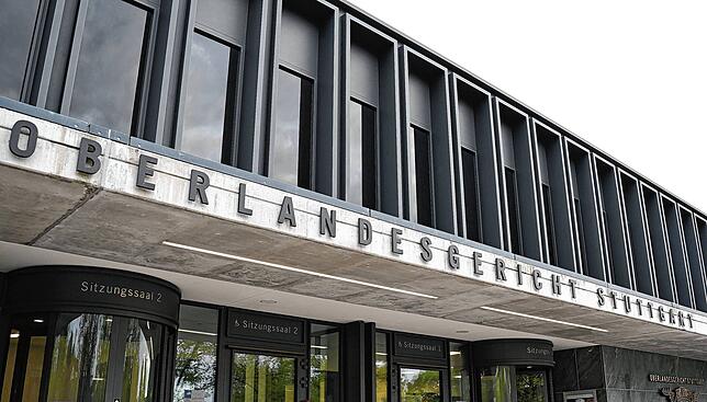 Vor dem Oberlandesgericht in Stuttgart-Stammheim wird verhandelt.