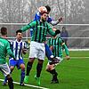 Siegtor im Windschatten: Jannik Kaiser hatte sich in den Rücken von Kevin Weiss geschlichen und köpfte Ball nach einer Ecke von Samuel ...