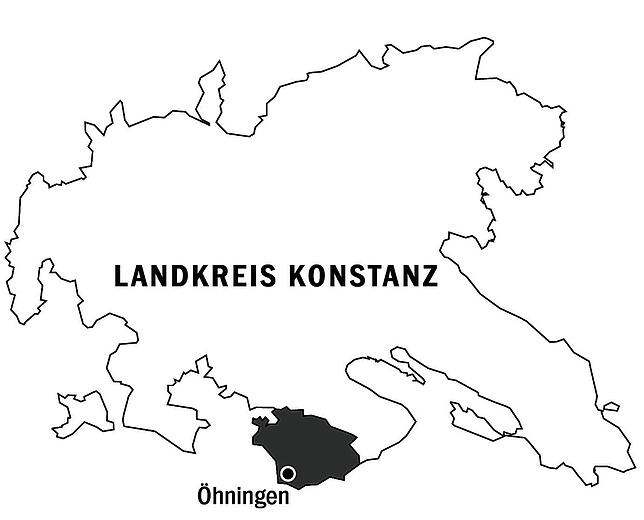 Bild 1: So lebt es sich in Öhningen: Zusammenhalt in direkter Nähe zur Schweiz