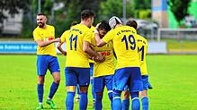 Grund zum Jubeln hatten die Spieler des FC Singen 04 zuletzt selten. Vielleicht nun im Derby am Freitag?