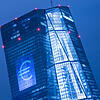 Blick auf die Europäischen Zentralbank (EZB) in Frankfurt.