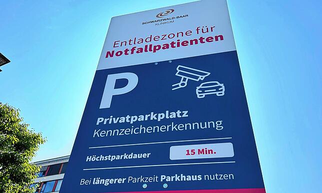 Die neue Entladezone für Notfallpatienten wird mit einem Kamerasystem überwacht.