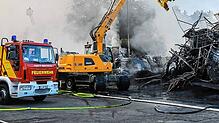 Der Großbrand bei Reifen-Göggel verursachte einen Schaden von mehr als 20 Millionen Euro.