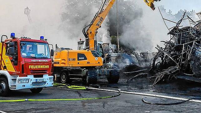 Der Großbrand bei Reifen-Göggel verursachte einen Schaden von mehr als 20 Millionen Euro.
