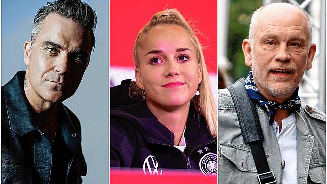 Sind am 19. November dabei: Robbie Williams, Giulia Gwinn, John Malkovich.