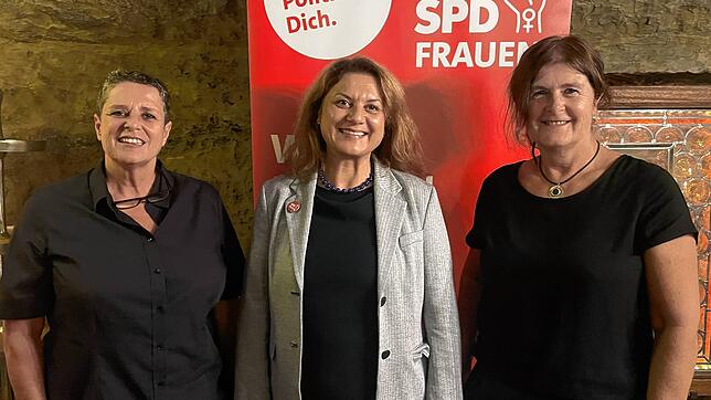 Die Expertinnen Veronika Wäscher-Göggerle, Frauen- und Familienbeauftragte vom Bodenseekreis (links), Dörte Christensen von Arkade e. V. ...