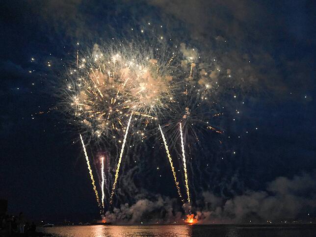 Bild 23: Bilder vom Feuerwerk beim Seehasenfest