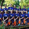 Beim Hagehole werden die vier Jungbullen und die &bdquo;Maidli&ldquo; der Damenmannschaft SG Steina-Schlüchttal gewogen. Vorne, von ...