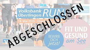 Fit und Gesund am See - Eventaufruf VoBa Run Überlingen