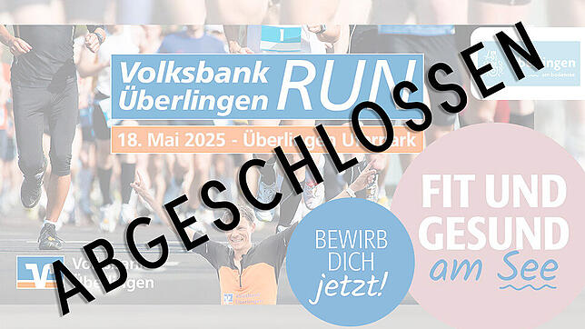 Fit und Gesund am See - Eventaufruf VoBa Run Überlingen
