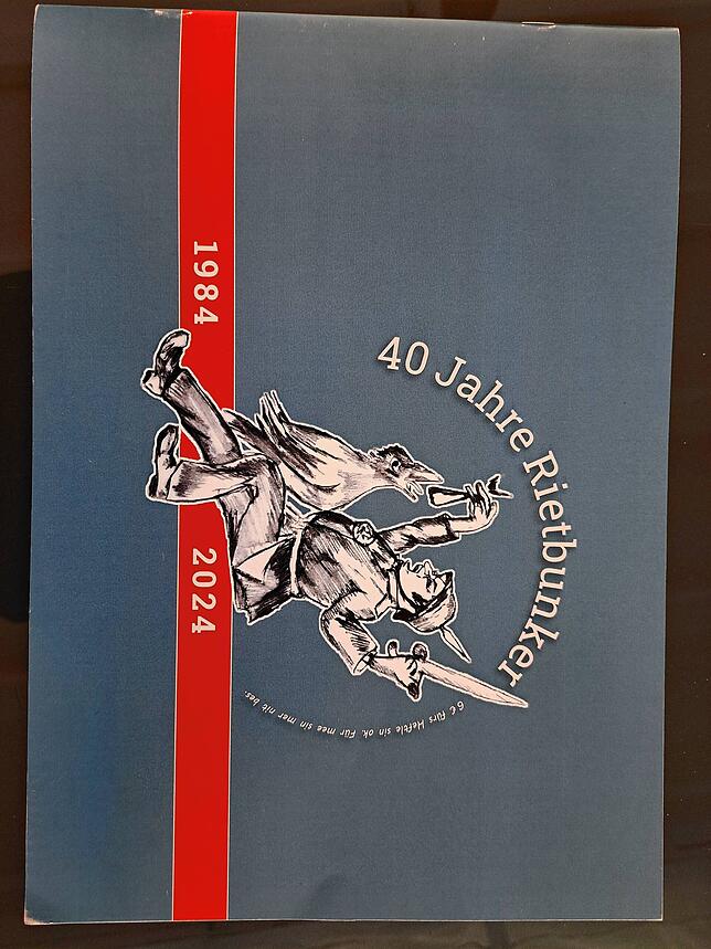 Das Erinnerungsheft zu 40 Jahre Rietbunker.