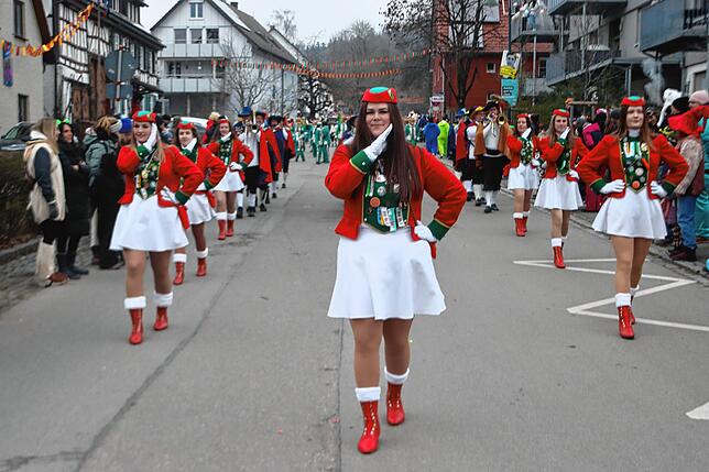Bild 27: Bonndorf feiert den 40. Geburtstag des Narrenvereins mit riesigem Umzug