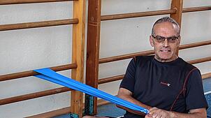 Franz Link leitet den Gesundheitskurs des FC Neuhausen, der am 17. September beginnt und zehn Wochen dauert. Bild: Lothar Herzog