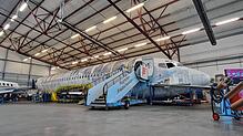 Die Lufthansa-Maschine lagert nach wie vor in einem Hangar in Friedrichshafen.