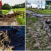In Öhningen ist es durch ein heftiges Unwetter zu Überschwemmungen gekommen