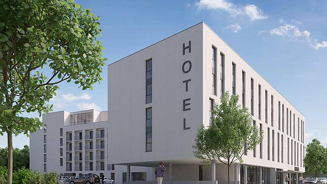 So soll das Hotel mit angeschlossenem Boardinghouse aussehen. Am Dienstag wird über das an der Maggistraße geplante Vorhaben sowie die ...