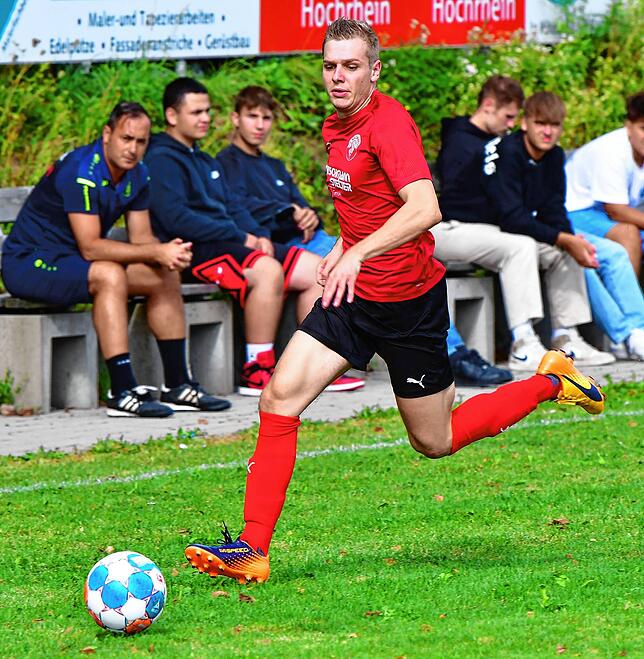 Torgarant: Nico Maier – hier ein Archivbild – traf doppelt für den FC Hochrhein gegen den TuS Efringen-Kirchen und hat ...