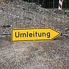 Manchmal ist der direkte Weg für Autofahrer versperrt. Symbolbild
