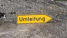 Manchmal ist der direkte Weg für Autofahrer versperrt. Symbolbild