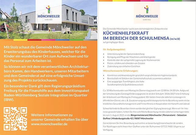 Bild 1: Erweiterung Kinderhaus Mönchweiler: Feier im Kinderhaus: Jetzt gibt es Platz für alle