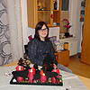 Stefanie Helms liebt es, ihr Appartment weihnachtlich zu dekorieren.