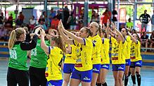 Belegten Platz fünf beim eigenen Vorbereitungsturnier: die Handballerinnen des SV Allensbach.