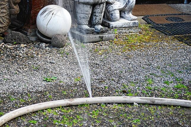 Bild 12: Heiligenberger Feuerwehr übt bei der Hofstetter Mühle