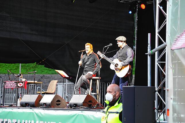 Campino und Kuddel singen am Mittwochabend unter anderem Lieder von Johnny Cash.