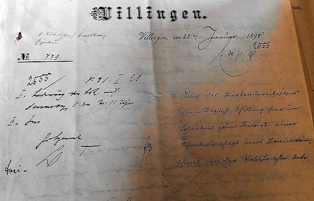 Die erste Erwähnung des „Waldschlößle“ geht auf das Jahr 1898 zurück.