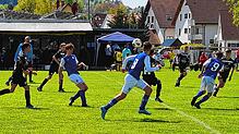 U12-Supercup: Auch im vergangenen Jahr gab es beim SV Jestetten ein großes Juniorenturnier. Das Bild zeigt eine Szene des Spiels von GC ...
