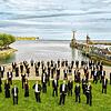 Das Orchester der Südwestdeutschen Philharmonie am Bodenseeufer.