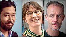Ill-Young Kim (von links), Ika Sperling und Max Uthoff treten in der Region auf.